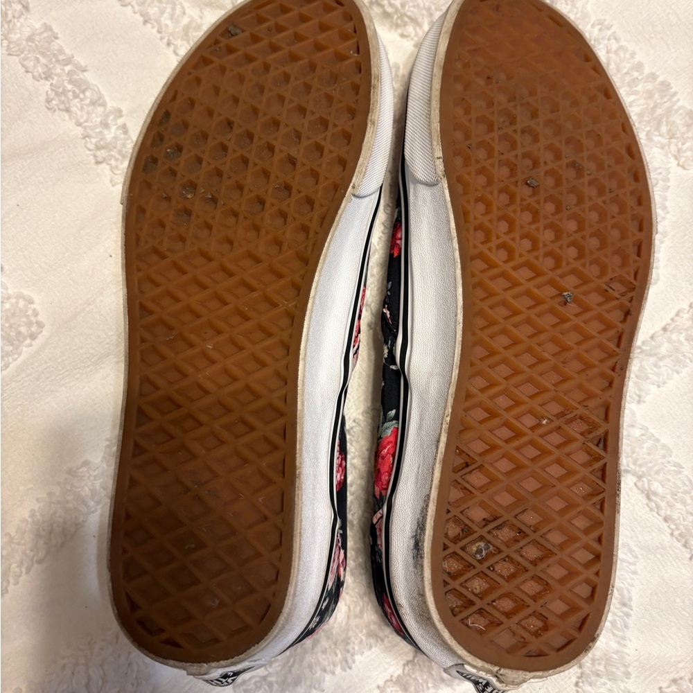 Vans Multicolor Patterned Slip-Ons - image 4